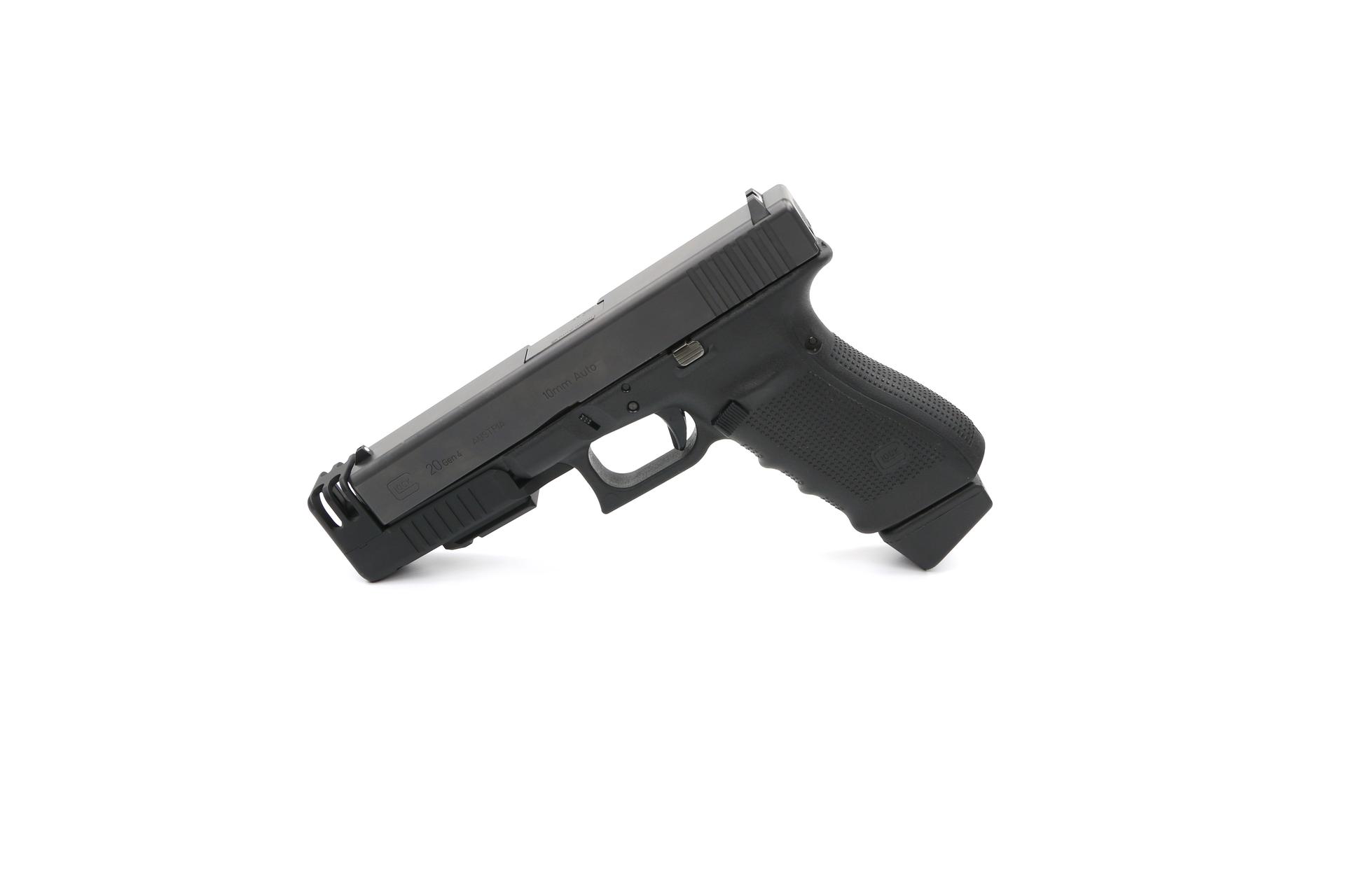 This Glock Stand Off Device for the Glock 20 and 21 models features an inte...